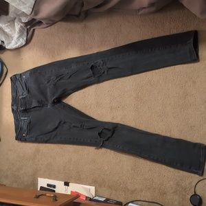 BDG blue grey ripped jeans, 32x34